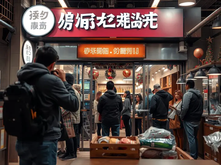 开业活动当天门店顾客盈门