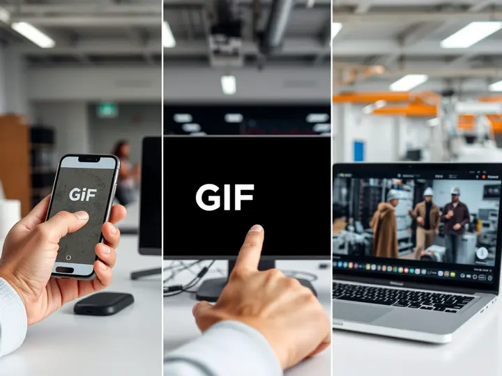 不同广告格式对比：静态图片、GIF动画和视频
