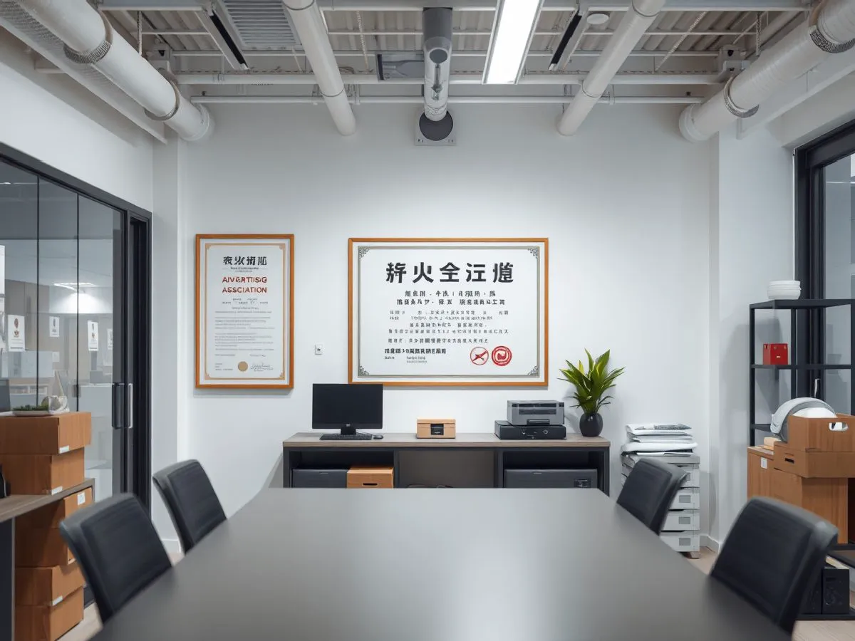 业丰中国广告协会会员单位资质证书展示