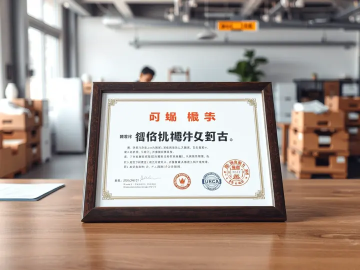 业丰中国广告协会会员证书细节