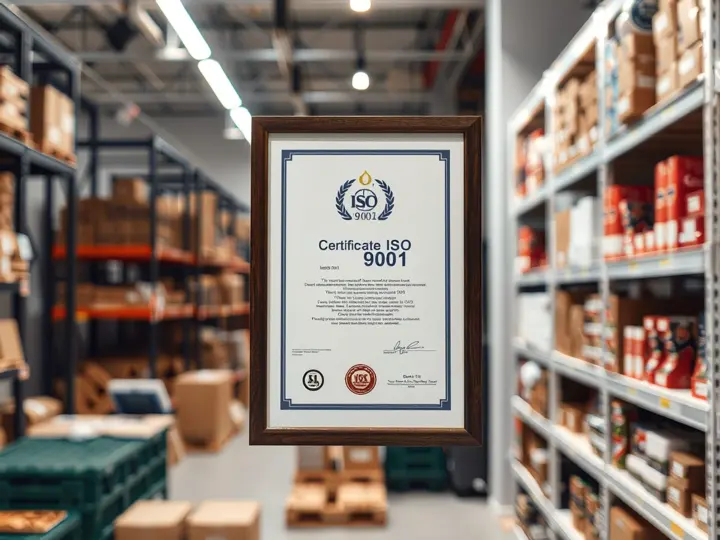 业丰ISO 9001质量管理体系认证证书展示