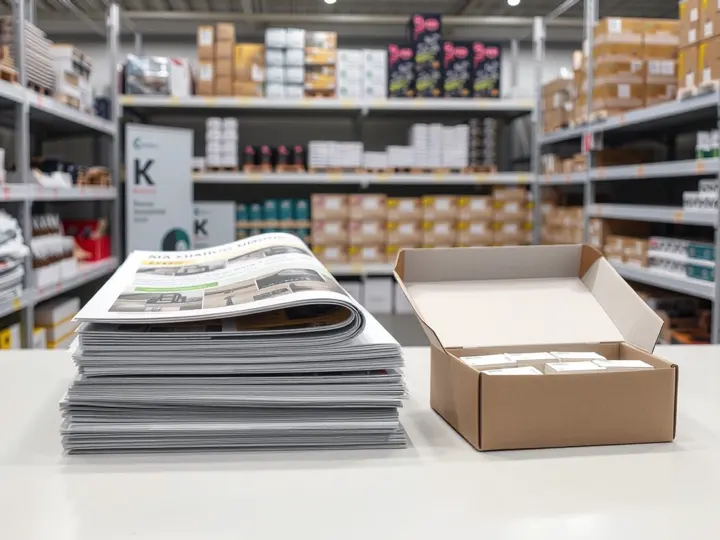 业丰宣传物料交付物：印刷成品与包装